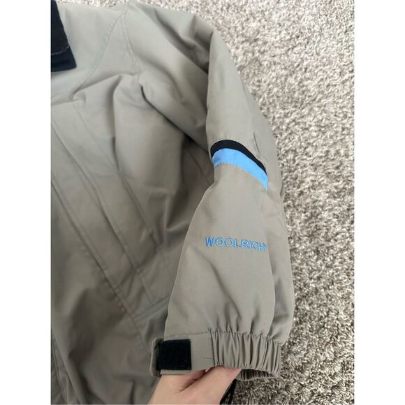 john rich and bros woolrich nylon bommer jacket men’s L outdoors zip up in ash - Picture 3 of 12